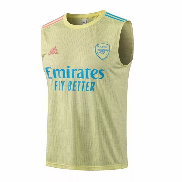 Tailandia Camiseta Arsenal Sin Mangas 2021-22 Amarillo